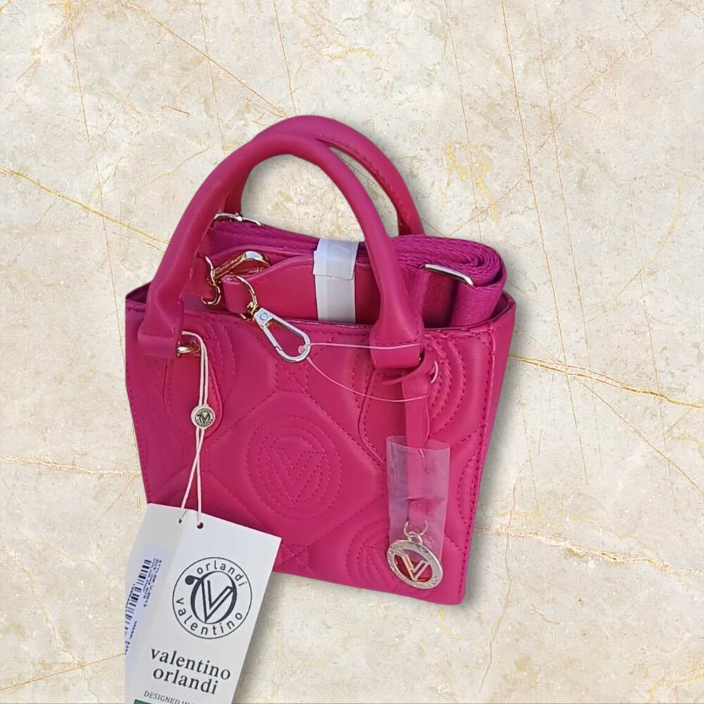 Valentino Orlandi NWT Satchel with Crossbody Strap - Picture 5 of 8